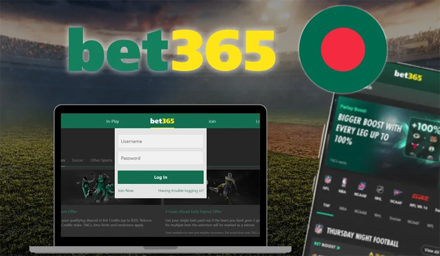 Bet365 Bangladesh online betting experience with major sports and live options