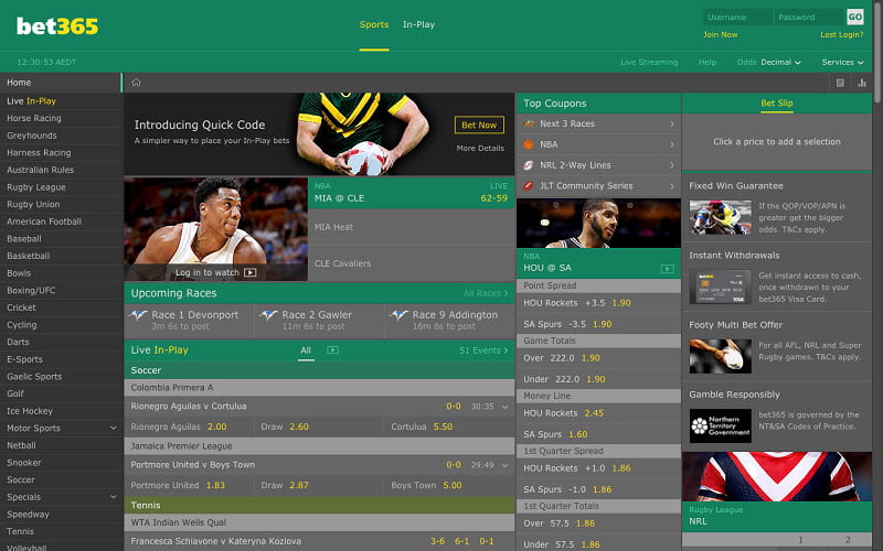 Bet365 - Bookmaker in australia