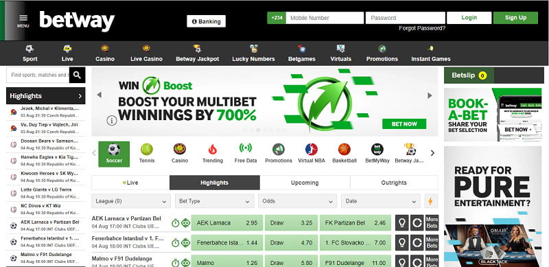 Betway - Give the best bonuses on the market