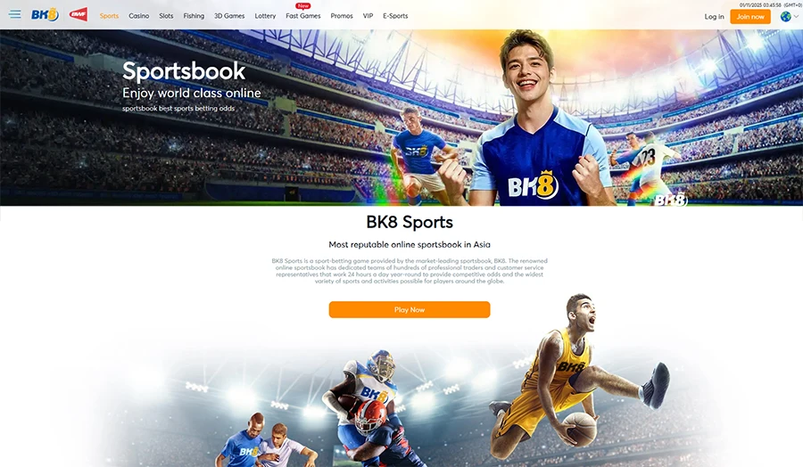 BK8 betting platform offering high odds on football and live markets with real-time updates