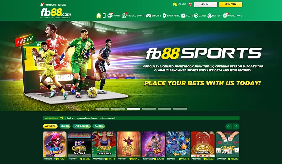 FB88 online betting platform with strong financial backing and esports betting features