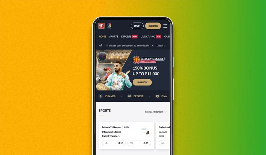 Premium sports betting experience with M88 app