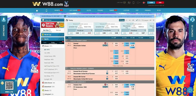 W88 - Live betting sites in india