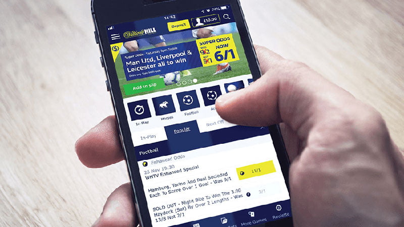 William Hill - The best betting app today