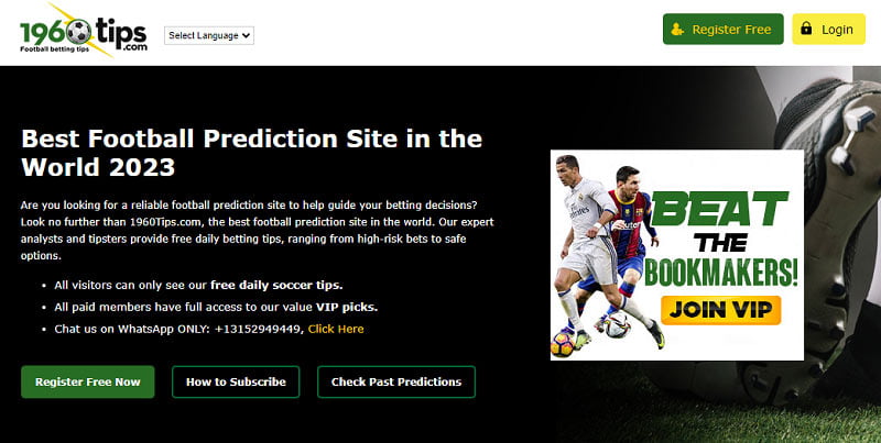 1960Tips - New soccer prediction site