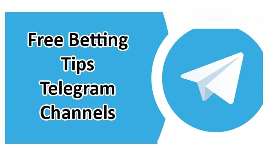 Sports bettors discussing football predictions and betting tips in a Telegram group chat