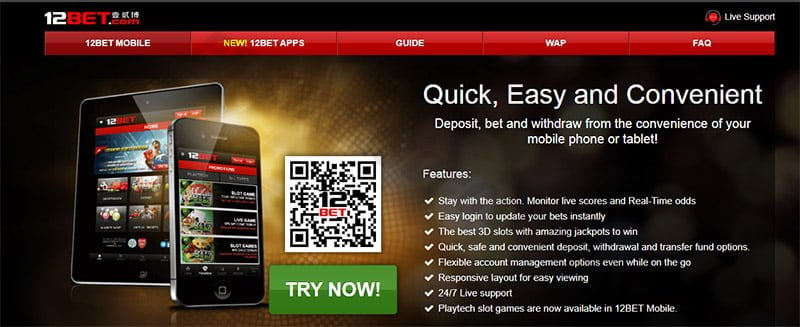 12BET - Massachusetts sports betting apps