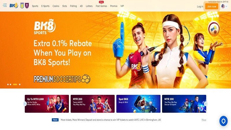 BK8 is a renowned betting site, not only for badminton but also for many other sports