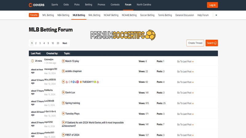 Covers Baseball Forum - A Dedicated Betting Community