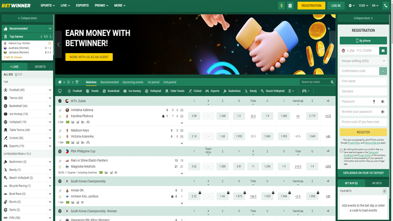 Active betting sites in Kenya: Betwinner