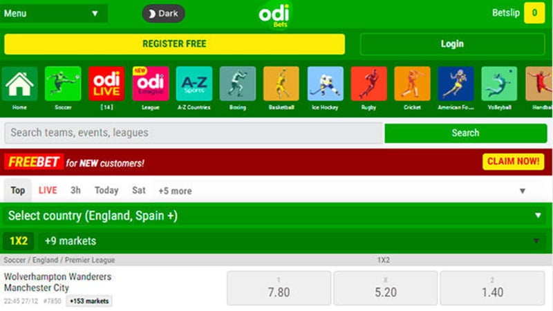 Best betting sites Kenya: ODIBET