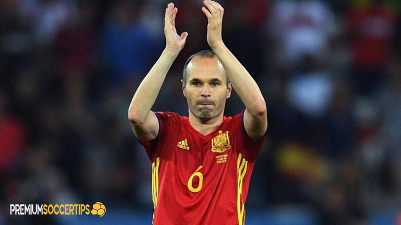 Best soccer players from Spain: Andrés Iniesta 