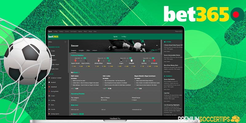 Bet365 - American soccer betting sites