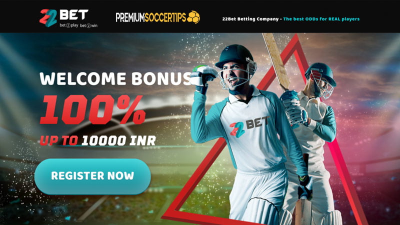 Cricket betting sites: 22Bet