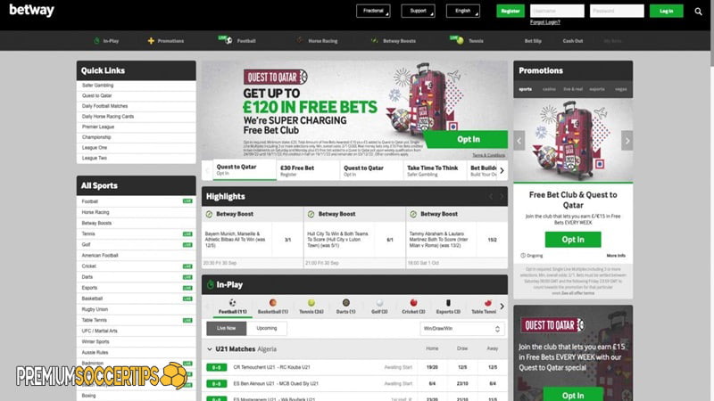 Betting site Canada: Betway