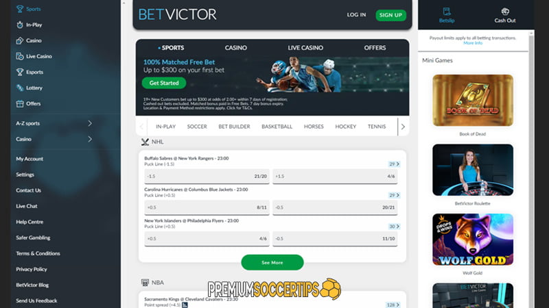 Best sports betting sites Canada: BetVictor