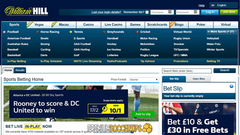 William Hill is renowned for offering excellent betting markets, sharp odds, and more