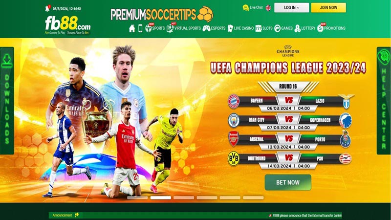 Best betting odds sites: FB88