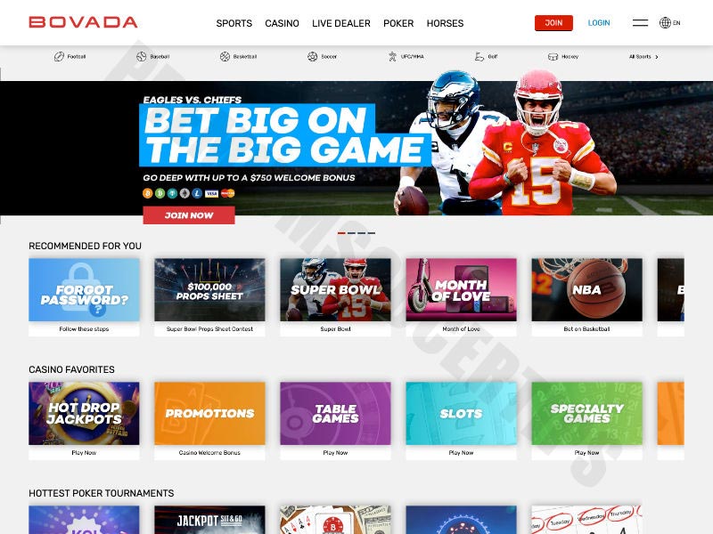 Bovada - Site best sports betting in Las Vegas