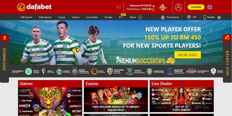 Dafabet - Bookmaker free bet offers 