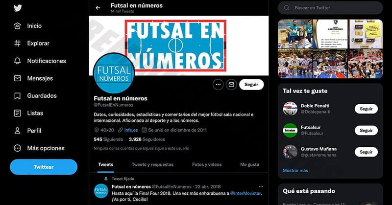 Futsal in Numbers - Best Twitter sports betting accounts