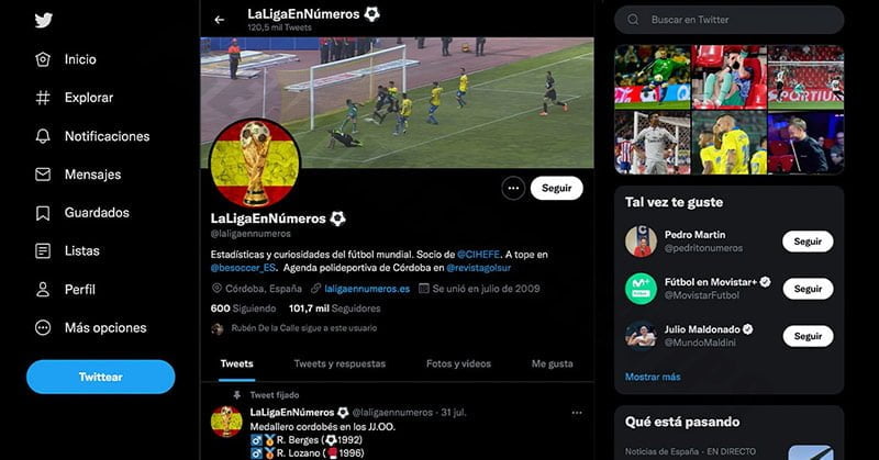 La Liga in Numbers - Best Twitter sports betting accounts