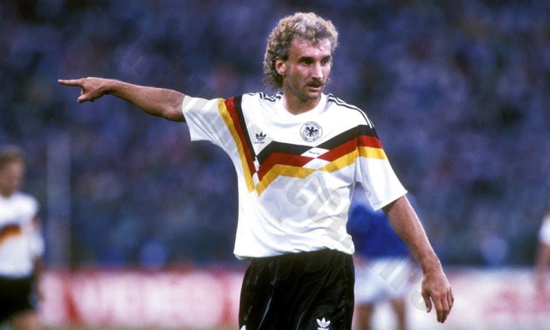 Rudi Voller is one of the famous strikers of German football