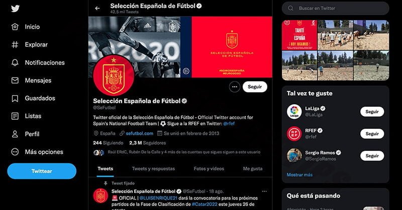 Spain National Football Team - Best Twitter accounts for sports betting