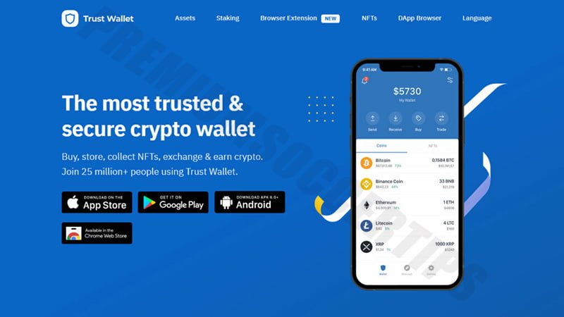 Trust Wallet - Best crypto wallet for online gambling