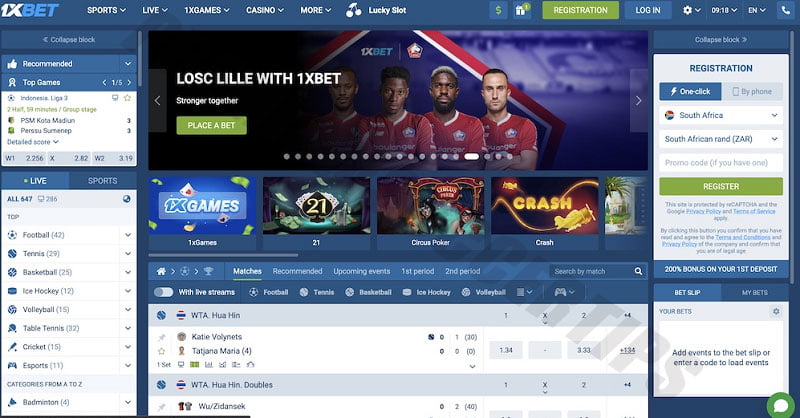 1xBet - Best betting sites South Africa