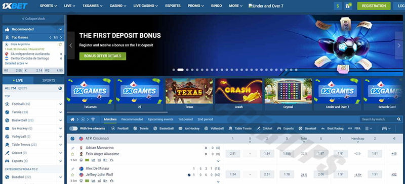 1xbet - Best online betting sites UK