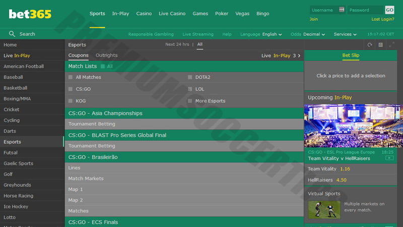 Bet365 - Betting sites Sweden