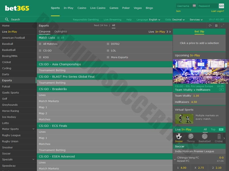 Bet365 - United States betting sites