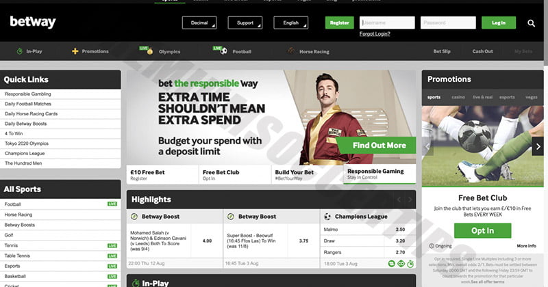 Betway - Betting sites Sweden