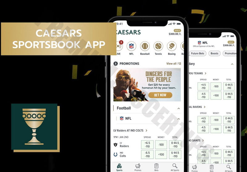 Caesars - Best US sports betting apps