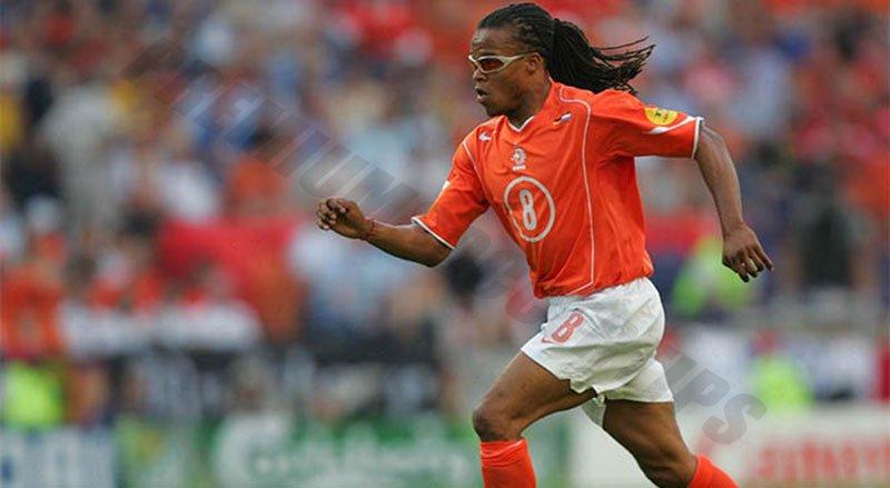 Edgar Davids - Most red cards in a soccer game