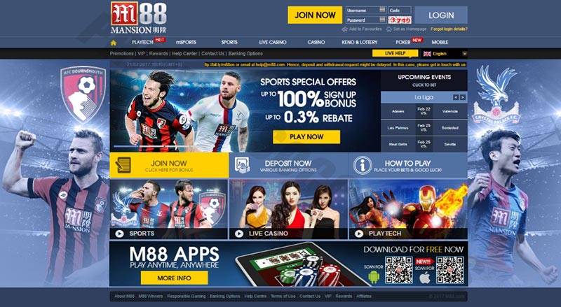 M88 - Best sports betting app UK