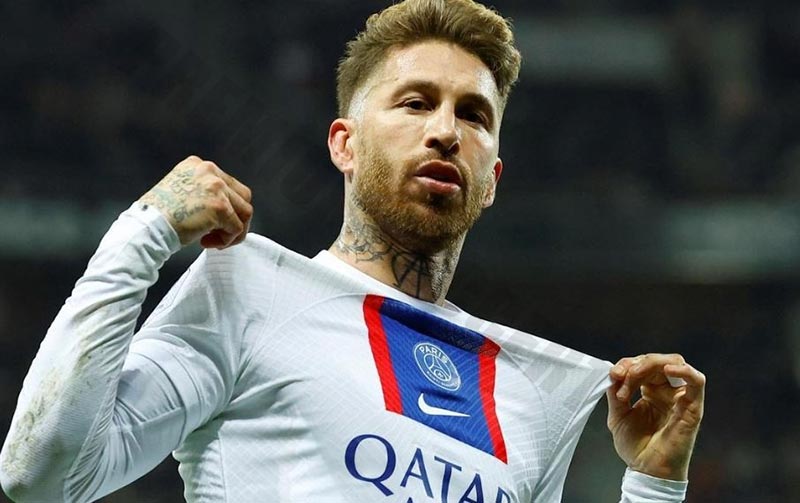 Sergio Ramos - Football players with jersey number 6