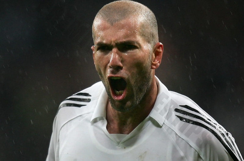 Zidane - Famous soccer players with the number 5