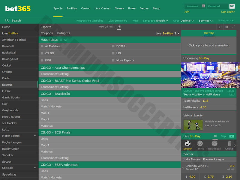 Bet365 - Best betting sites in Poland