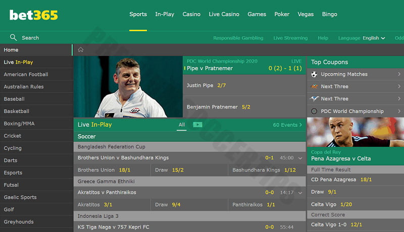 Bet365 - Betting sites Serbia