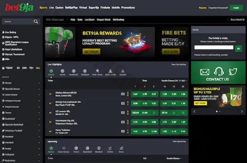 Bet9ja - Nigerian betting apps