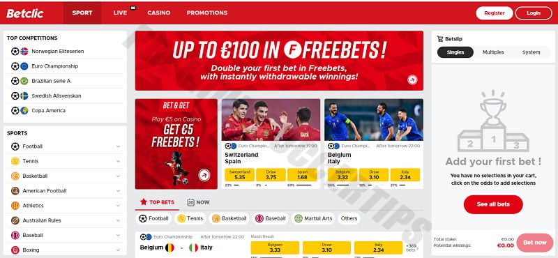 Betclic - Sports betting site poland