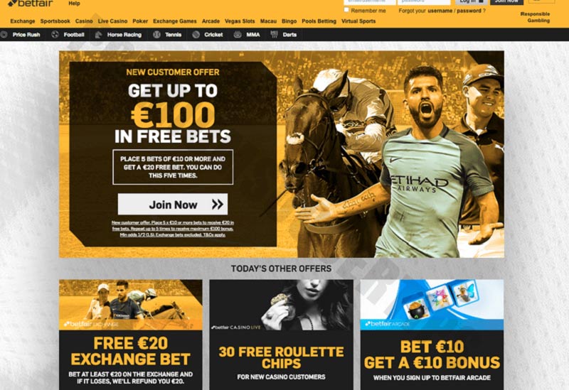 Betfair - Bulgaria betting sites