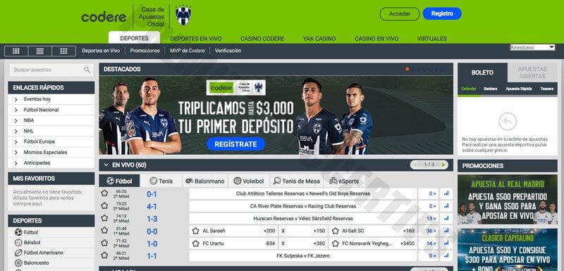 Codere - New Mexico betting sites