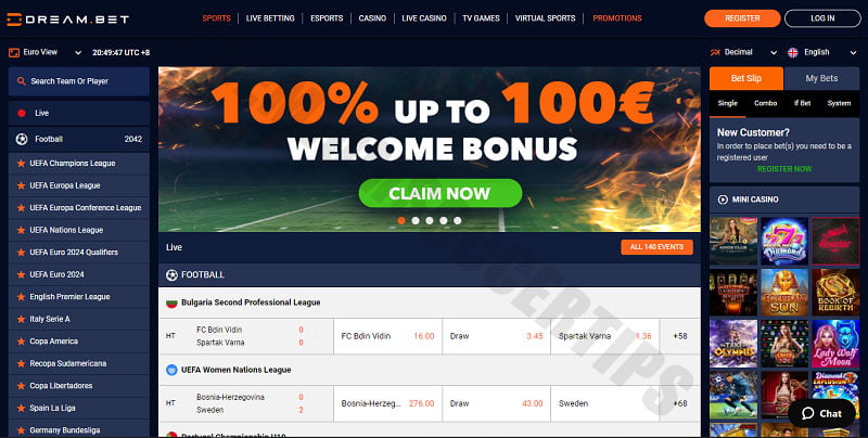 DreamBet - Betting site Portugal