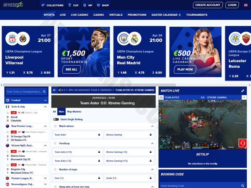 Sportaza - Top sports betting sites Slovakia