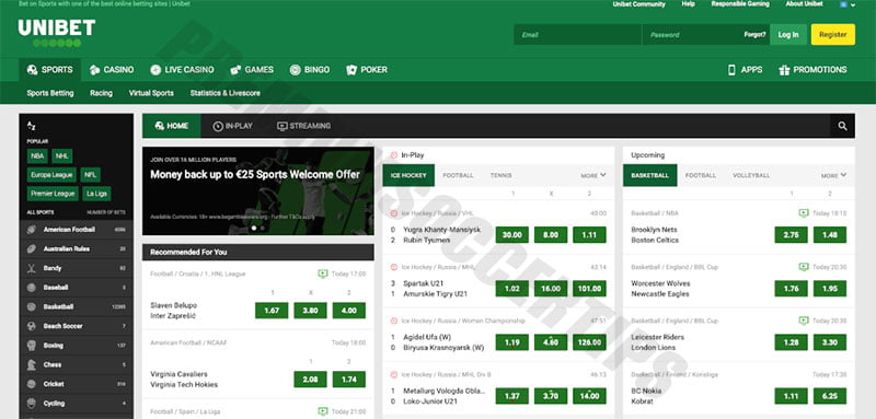 Unibet - Betting sites Denmark 