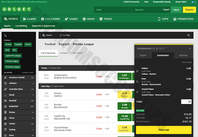 Unibet - Betting sites in Iran