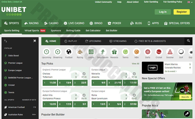 Unibet - Bookmaker England